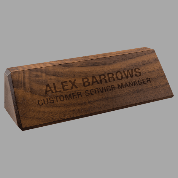 Genuine Walnut Desk Wedge – item DS8