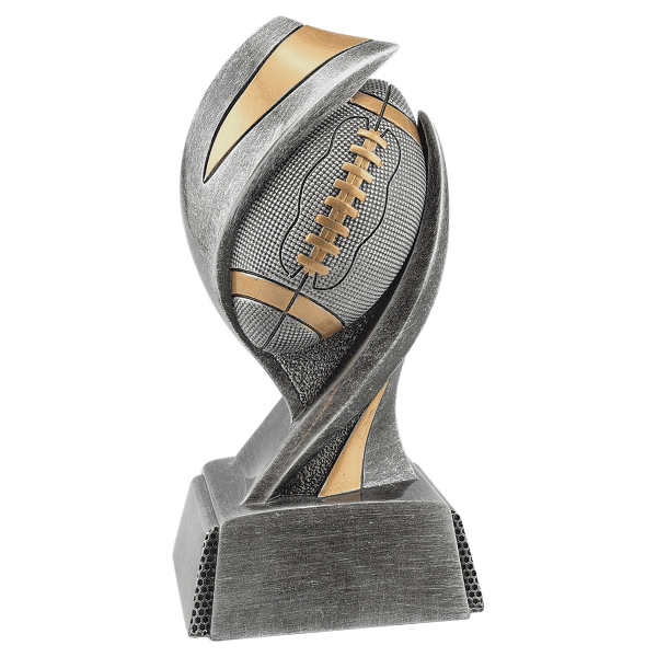6.5" Football Embrace Resin Award – item EMB153