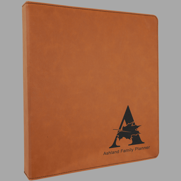 Rawhide Leatherette 1 Inch Slant D Binder – item GFT1252 image 2