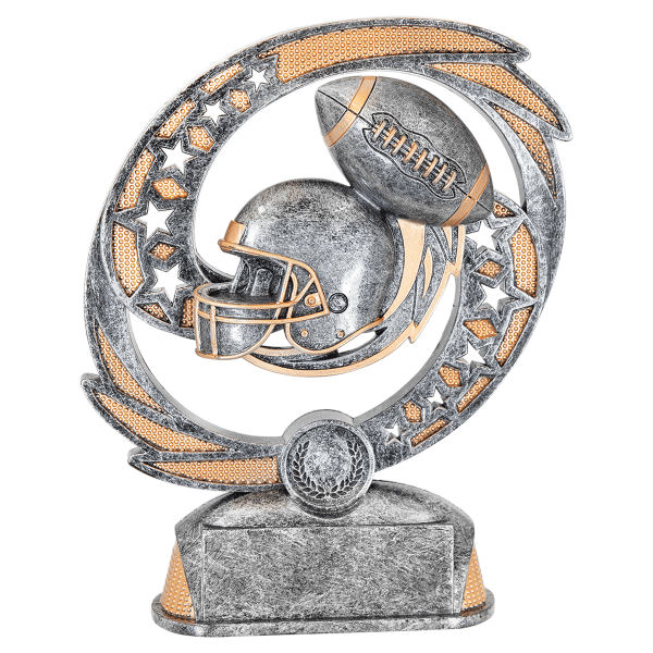 7.5" Football Hurricane Award – item HC323