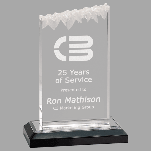 5" X 7 Frosted Imprs Acrylic Award – item IMP402S image 3