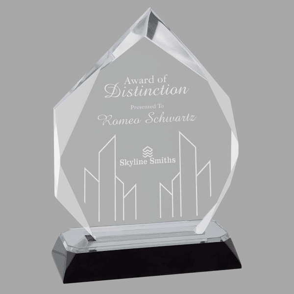 6.75" Diamond-Diamond Corner Base Acrylic Award – item IMP809S image 3