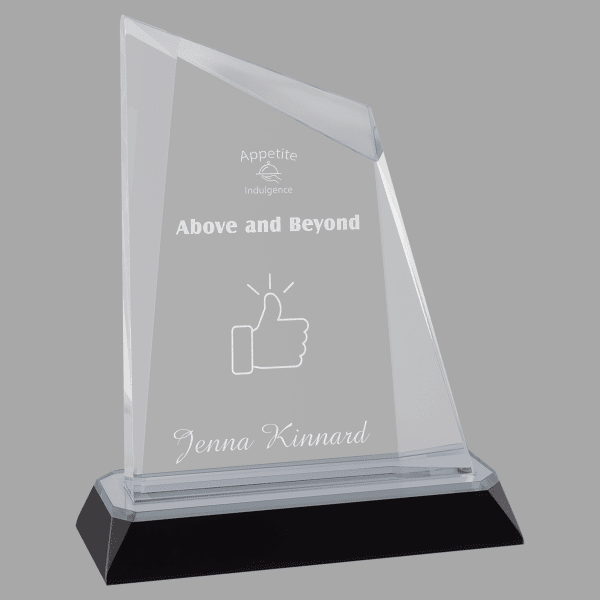 6.75" Peak-Diamond Corner Base Acrylic Award – item IMP812S image 2