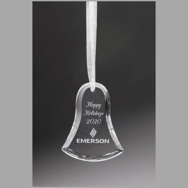 2.75" Crystal Bell Ornament – item K9314