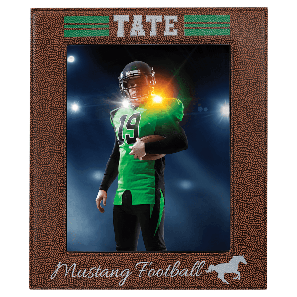 8" x 10" Football Leatherette Photo Frame – item LLF18810 image 3