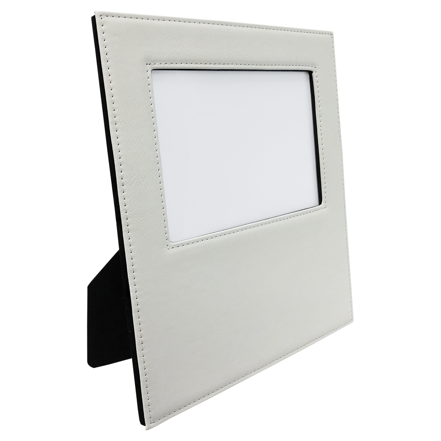 5" x 7" White Leatherette Photo Frame – item LLF31457 image 6
