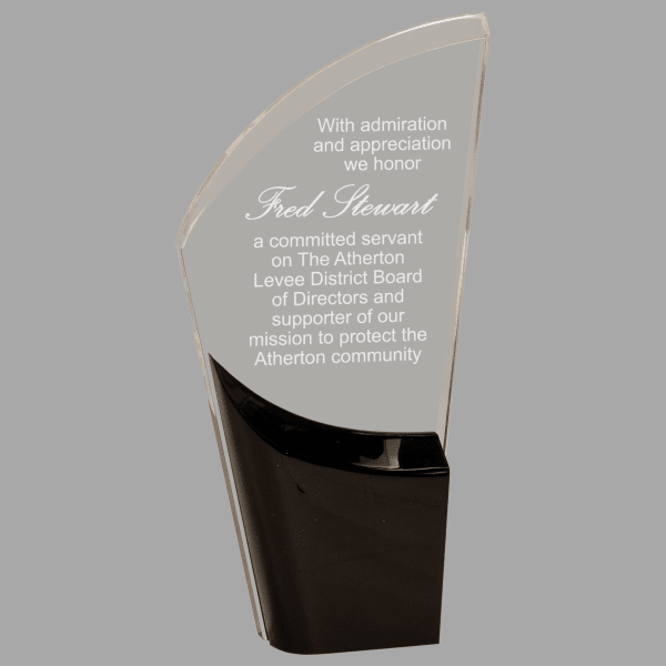 8.5" Lunar Acrylic Award – item LNA14BK image 3