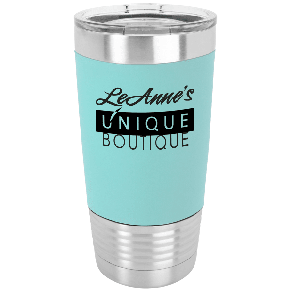 20 oz. Polar Camel Teal/Black with Silicone Grip and Clear – item LTM5503