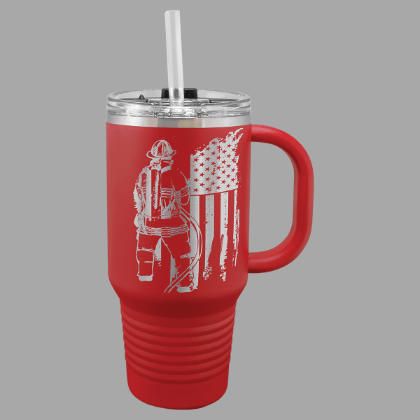 Red Black Polar Camel 32 oz. Travel Mug – item LTM7378