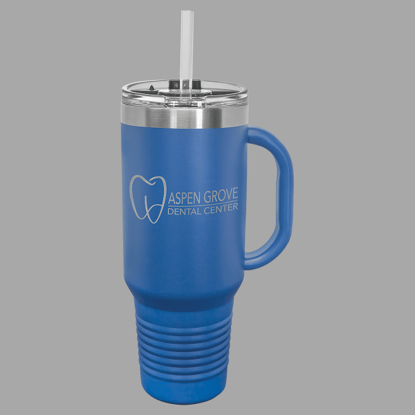 Royal Blue Polar Camel 40 oz. Travel Mug with Snap Lid – item LTM7403