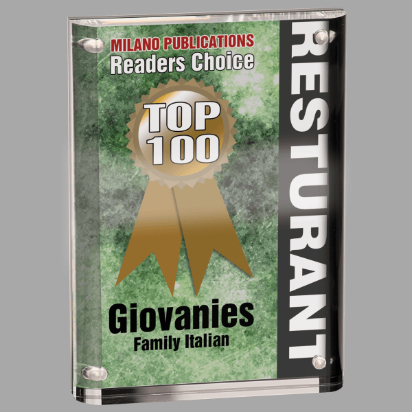 5" X 7 Magnetic Award Acrylic – item MAG102