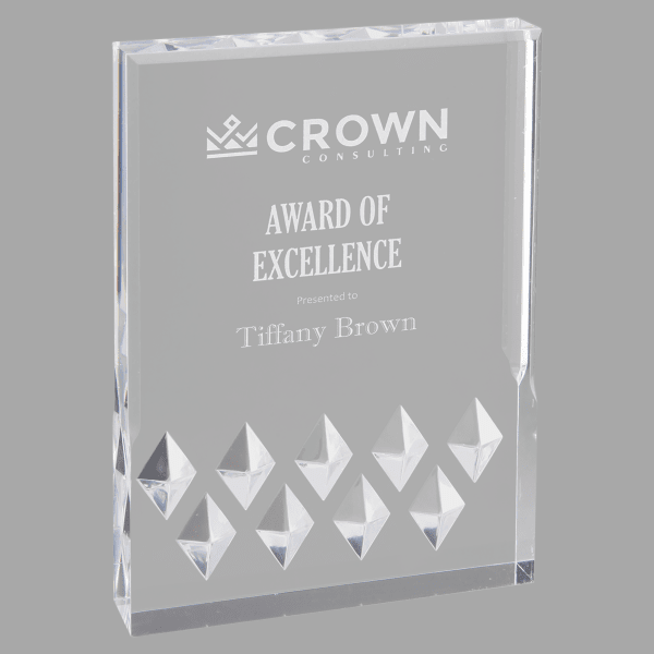 5" X 7 Diamond Mirage Acrylic Award – item MR52S image 3
