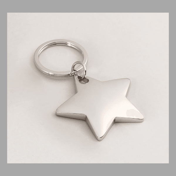 Polished Silver Key Ring – item PK26