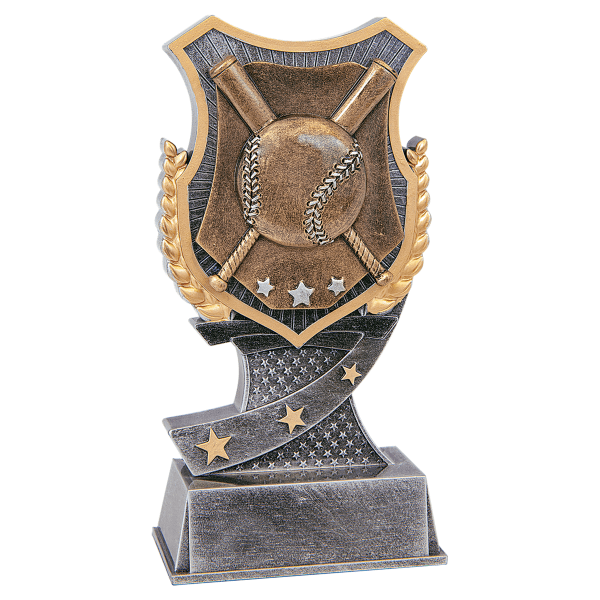 6" Baseball/Softball Shield Award – item SA601