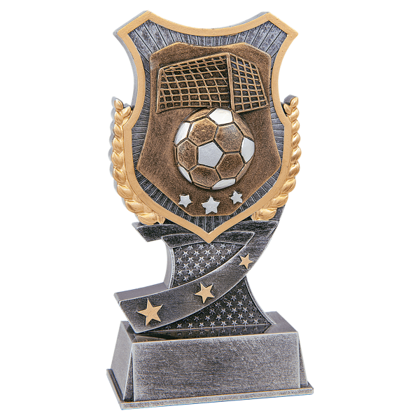 6" Soccer Shield Award – item SA607
