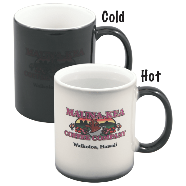 11 oz. Black/White Color Changing Sublimatable Ceramic Mug – item SM11CC