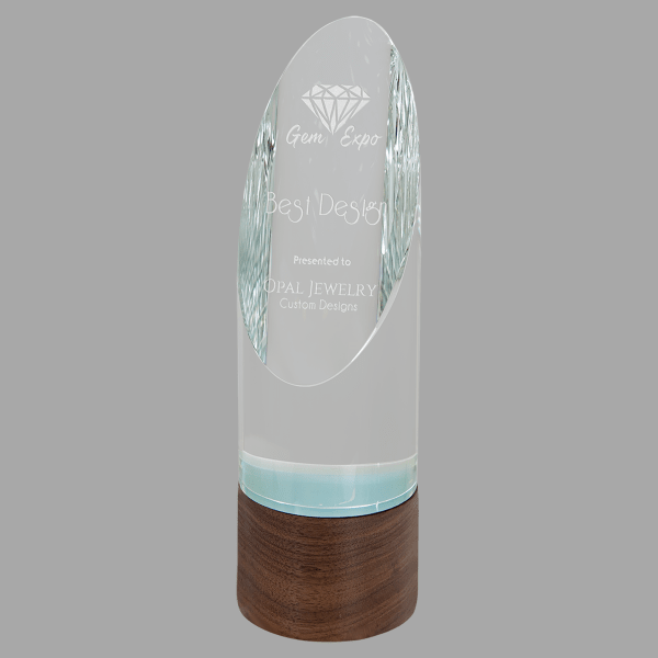 9" Cylinder Sierra Glass Award – item SRG07