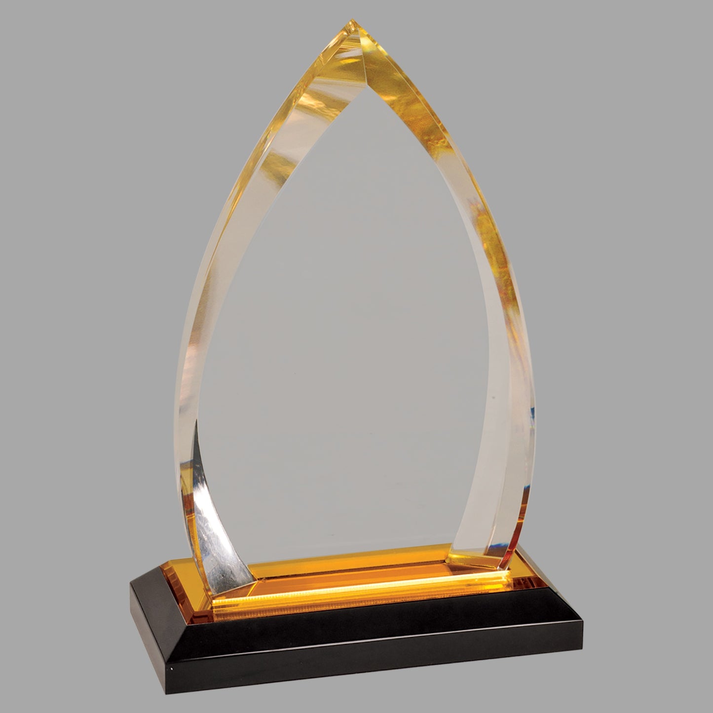 7.75" Oval Impress Acrylic Award – item IMP601G image 3