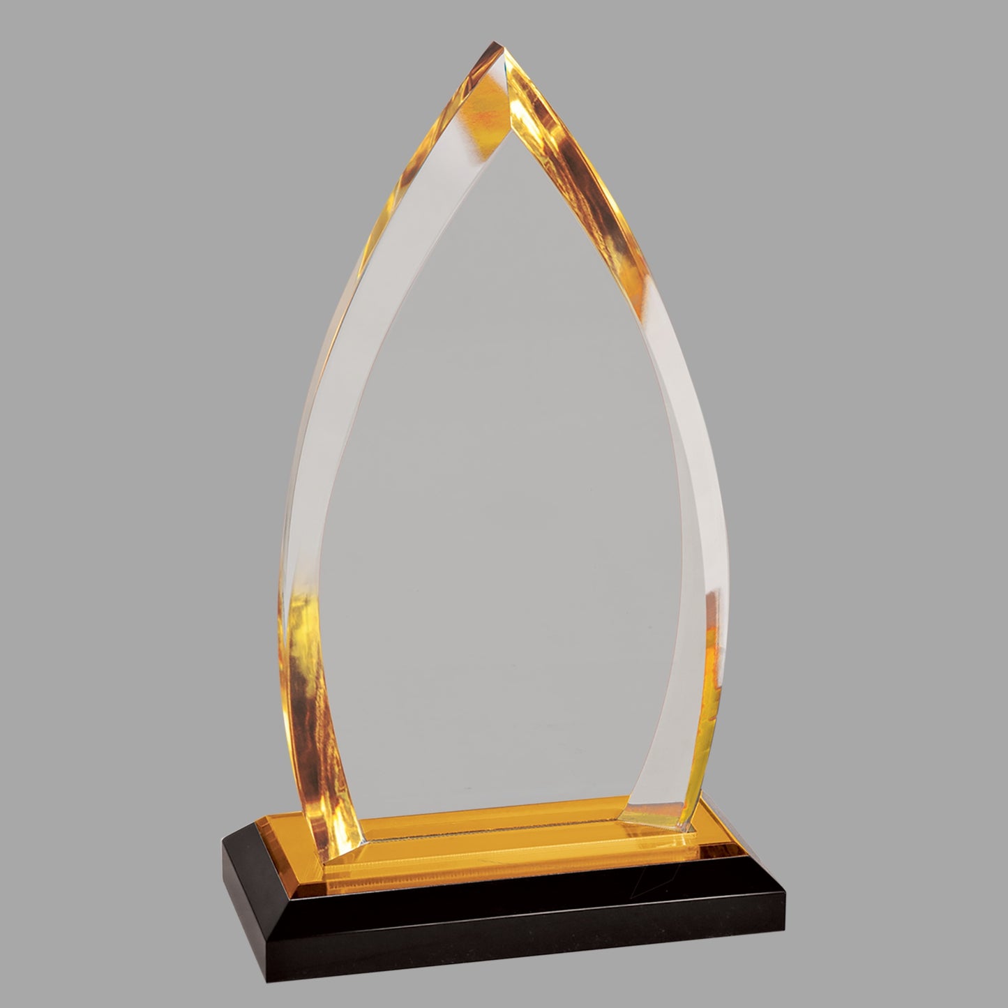 8.75" Oval Impress Acrylic Award – item IMP602G image 2