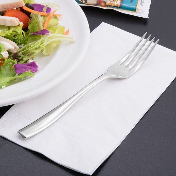 Libbey 929 038 Quartet 7 1/4" X-Heavy Dessert / Salad Fork – item 959929038 image 2