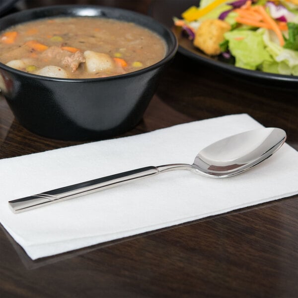 Libbey 988 002 Zephyr 7 1/4" X-Heavy Dessert Spoon – item 959988002 image 2