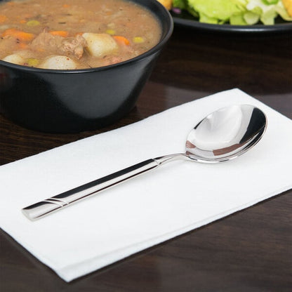 Libbey 988 016 Zephyr 6 1/4" X-Heavy Bouillon Spoon – item 959988016 image 2