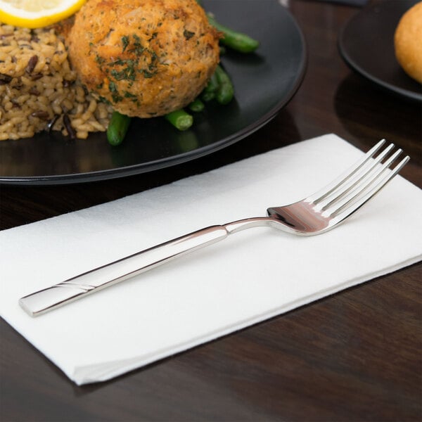 Libbey 988 030 Zephyr 7 3/8" X-Heavy Dessert Fork – item 959988030 image 2