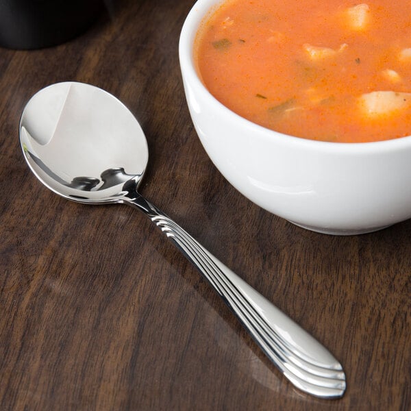 Libbey 980 016 Neptune 5 7/8" X-Heavy Bouillon Spoon – item 959980016 image 2