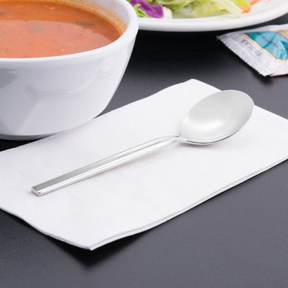 Libbey 969 016 Madison 6 1/4" X-Heavy Bouillon Spoon – item 959969016 image 2