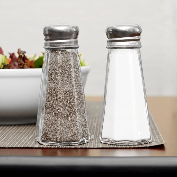 Thunder Group 3 oz. Mushroom Top Paneled Salt & Pepper – item 407156SP image 2