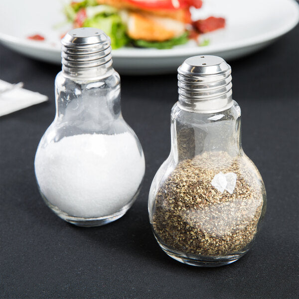 4 oz. Lightbulb Salt & Pepper Shaker – item 124SPLB7 image 2