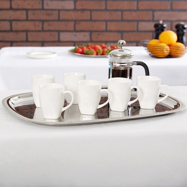 Vollrath 82121 Elegant Reflections Serving Tray - 24" x 19" – item 92282121 image 2