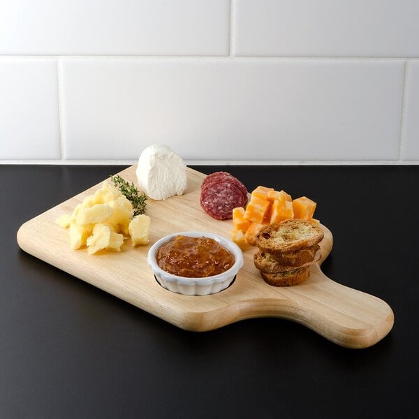 Tablecraft 79A Bread Serving Board w/ Insert - 13" x 7 3/4" – item 80879A