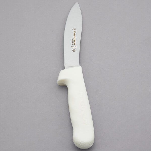 Dexter-Russell 06143 5 1/4" Skinning Knife w/ White Handle – item 21006143