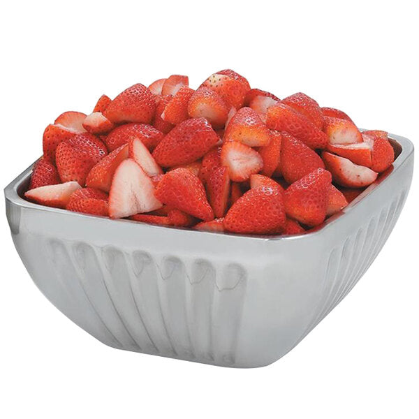 Vollrath 47682 Fluted Double Wall Square 3.2 Serving Bowl – item 92247682