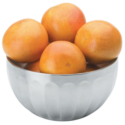 Vollrath 47687 Fluted Double Wall 3.4 Qt. Serving Bowl – item 92247687