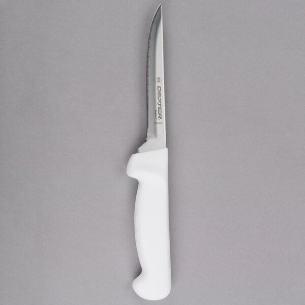 Dexter-Russell Basics 5" Boning Knife w/ White Handle 31616 – item 332372313