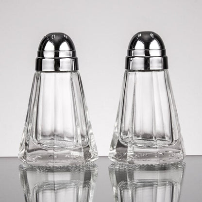 Tablecraft 80S&P-2 1.5 oz. Paneled Salt & Pepper Shaker – item 80880SP