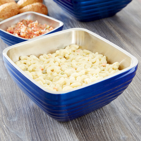 Vollrath 4763425 Double Wall Serving Bowl - Cobalt Blue – item 9224763425