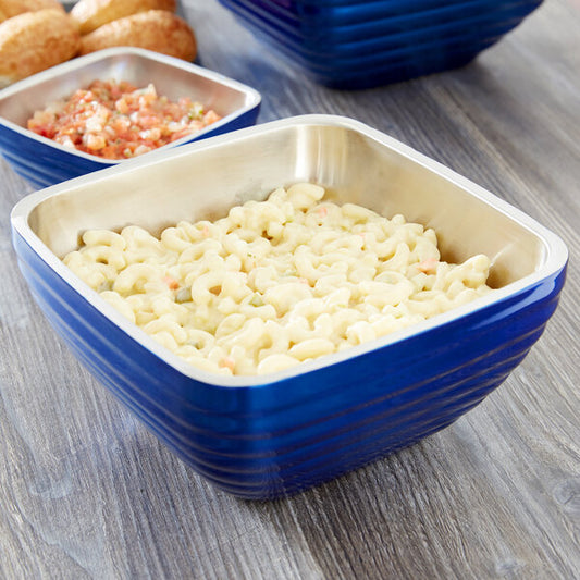 Vollrath 4763425 Double Wall Serving Bowl - Cobalt Blue – item 9224763425