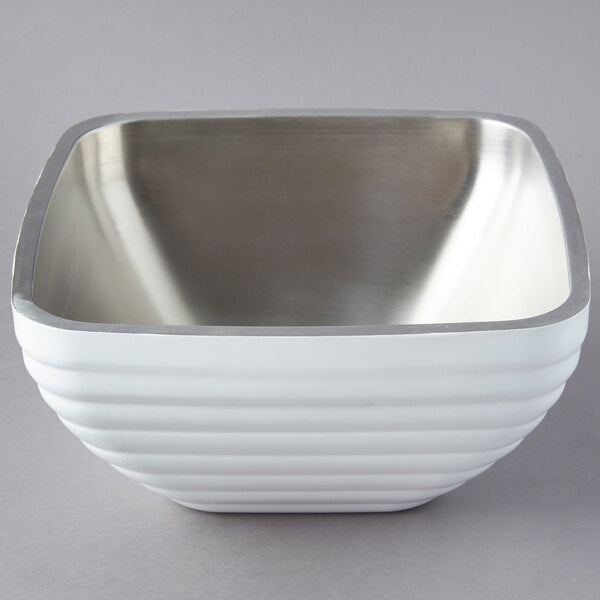 Vollrath 4763550 Double Wall Serving Bowl - Pearl White – item 9224763550 image 2