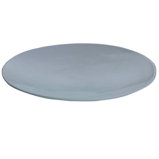 Tablecraft CW11009GY 20" x 3 1/2" Gray Cast Serving Platter – item 80811009DGY