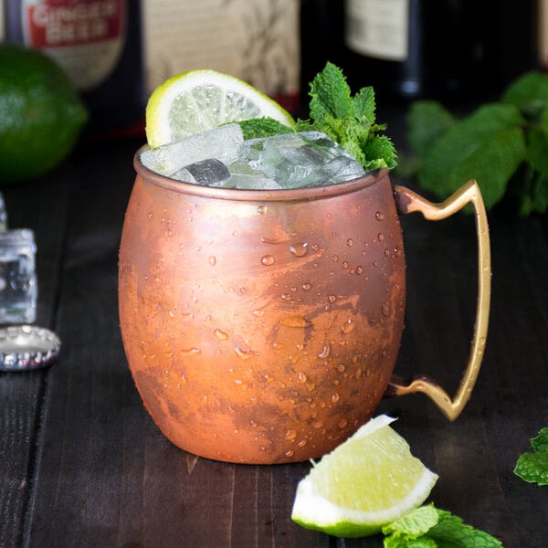 American Metalcraft ACM 14 oz. Satin Moscow Mule Mug – item 124ACM image 2