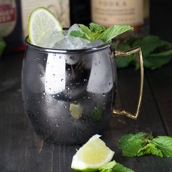 American Metalcraft BM16P 16 oz. Mirrored Moscow Mule Mug – item 124BM16P image 2