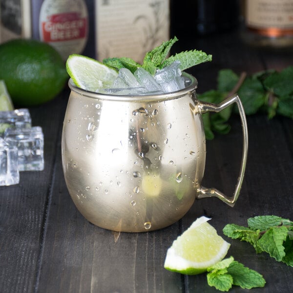 American Metalcraft GM16P 16 oz. Mirrored Moscow Mule Mug – item 124GM16P image 2