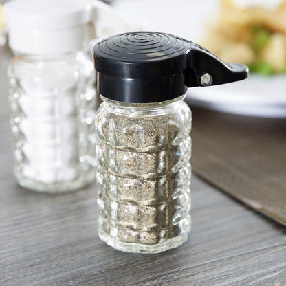Tablecraft 163MPBK 1.5 oz. w/ Moisture Seasoning Shaker – item 808163MPBK image 2