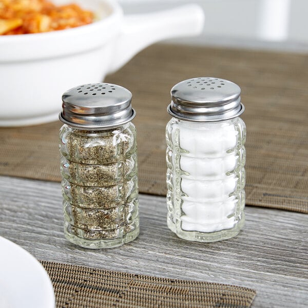 Tablecraft 163S&P 1.5 oz. Nostalgia Salt & Pepper Shaker – item 808163SP image 2