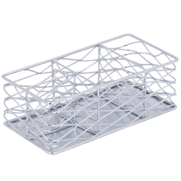American Metalcraft Chrome Birdnest Coffee Condiment Caddy – item 124BNCC48