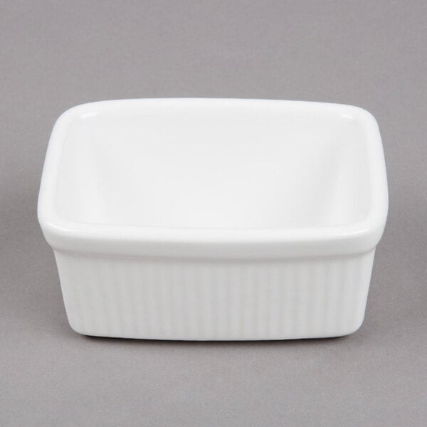Tuxton White China Long Sugar Packet Holder / Caddy – item 303LSPH5WH