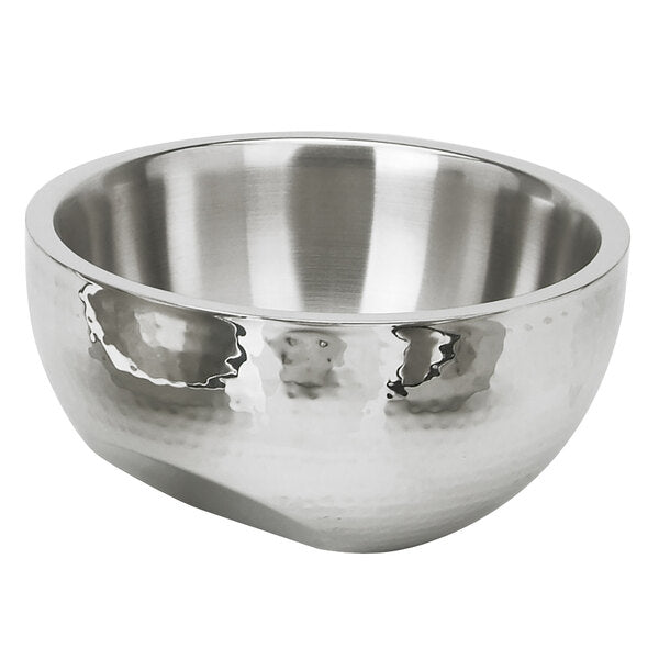 Eastern Tabletop 7210 115 oz. Hammered Dual Serving Bowl – item 3117210